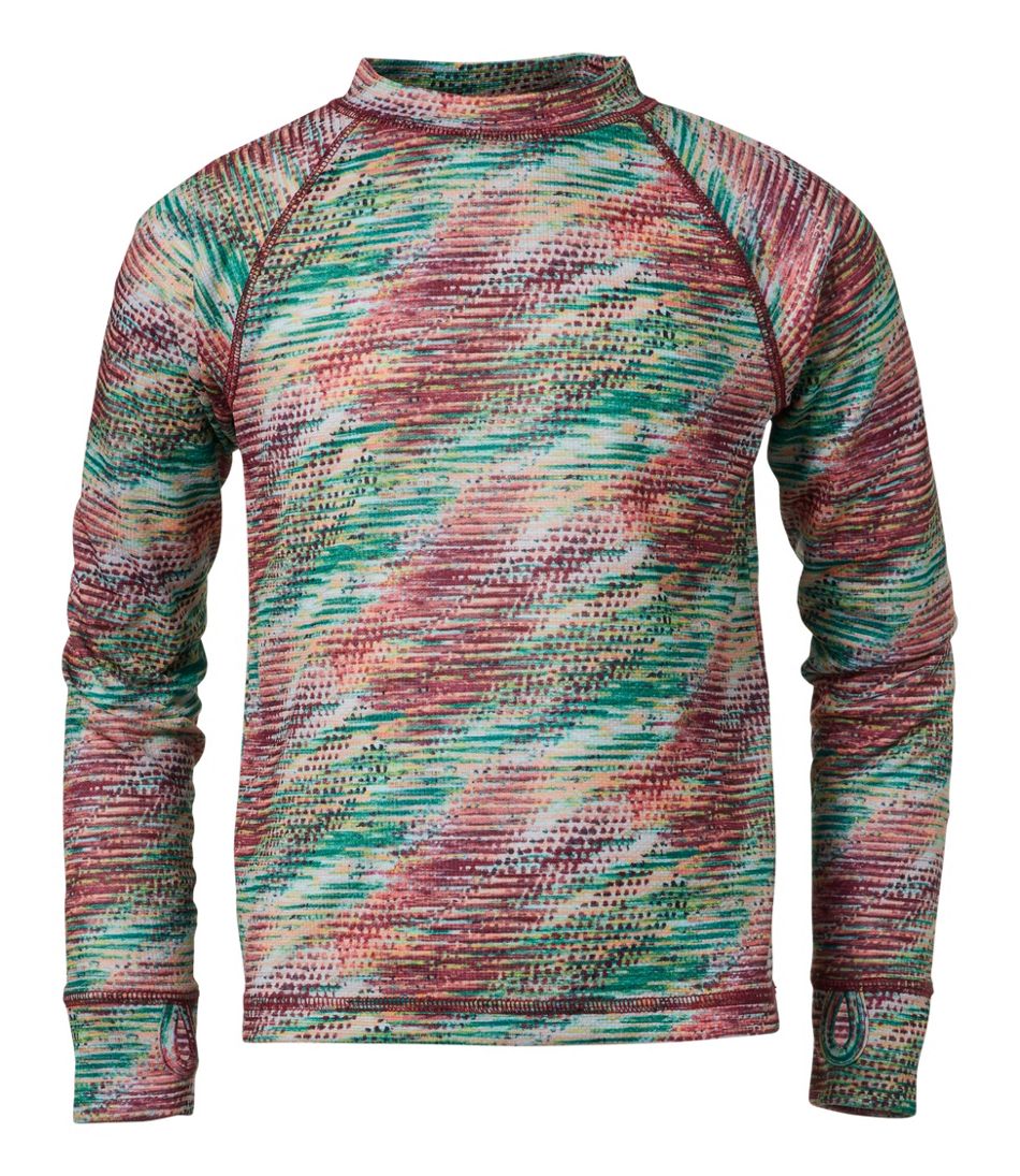 Kids' Wicked Warm Midweight Long Underwear, Top Print