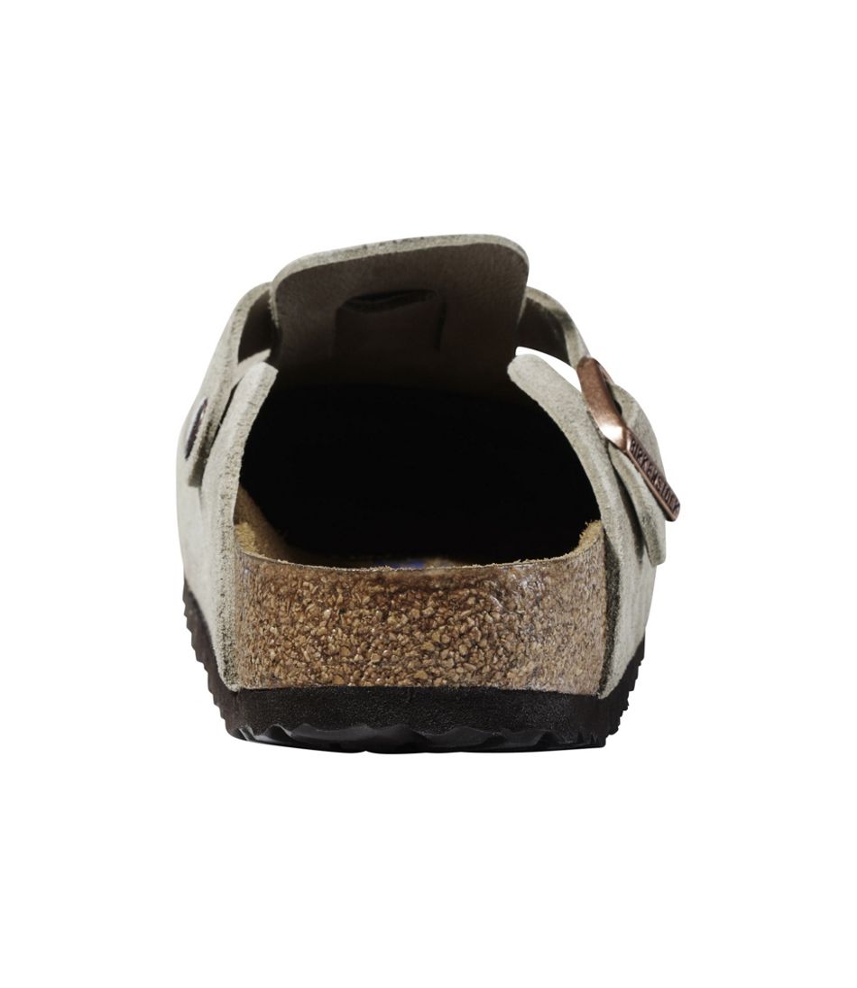 Women's Birkenstock Boston Clogs, Suede Soft Footbed - Image 3