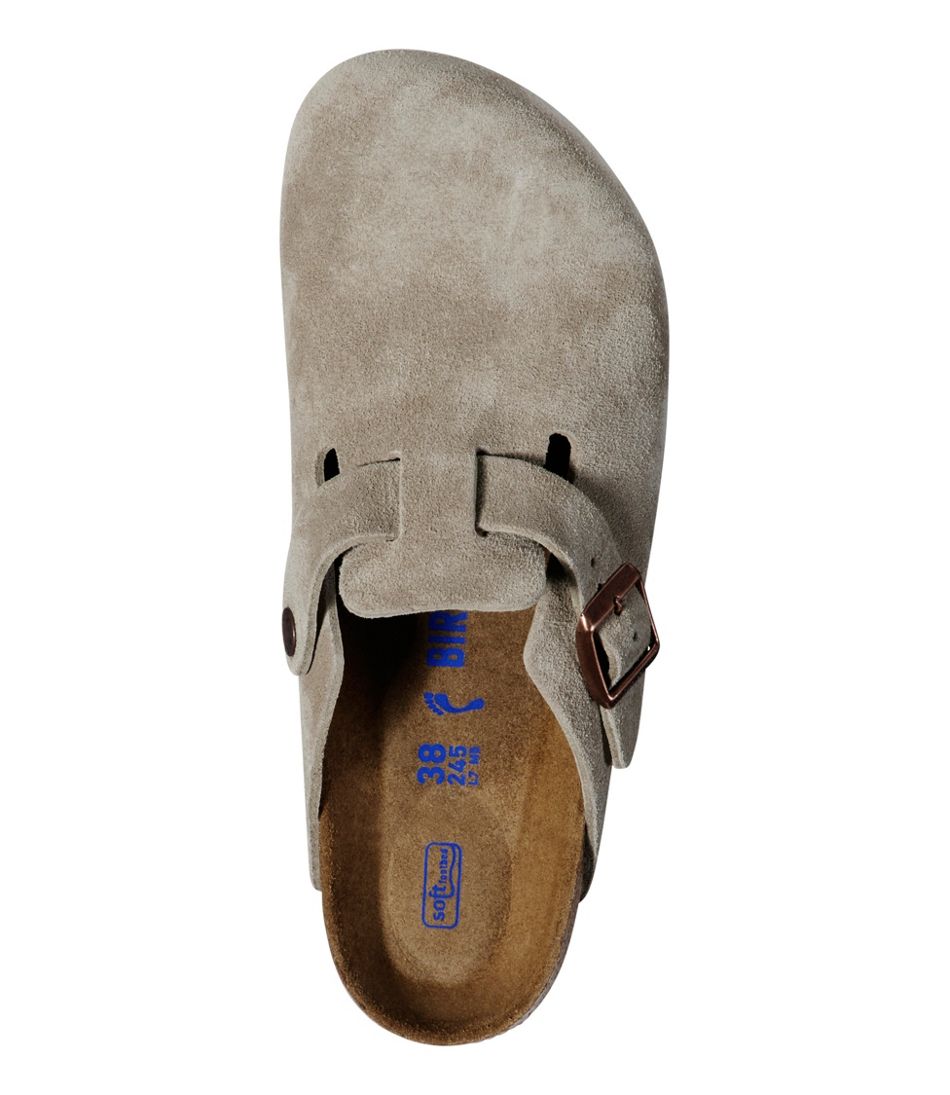 Women's Birkenstock Boston Clogs, Suede Soft Footbed - Image 4