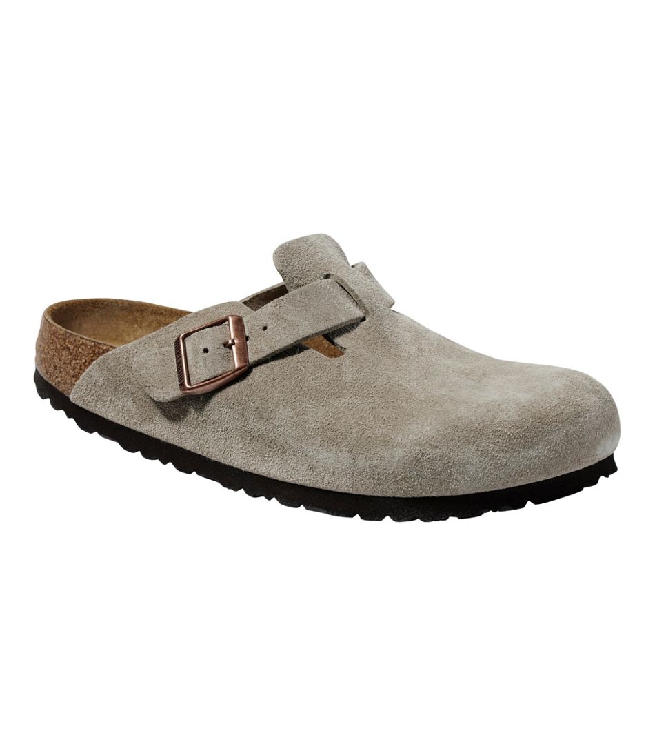 Women's Birkenstock Boston Clogs, Suede Soft Footbed - Image 6