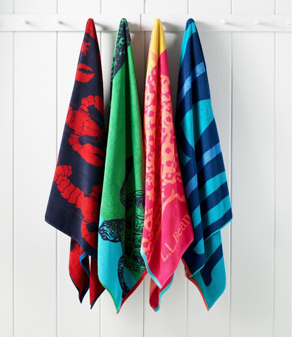 Seaside Beach Towel, Lobsters - Image 4