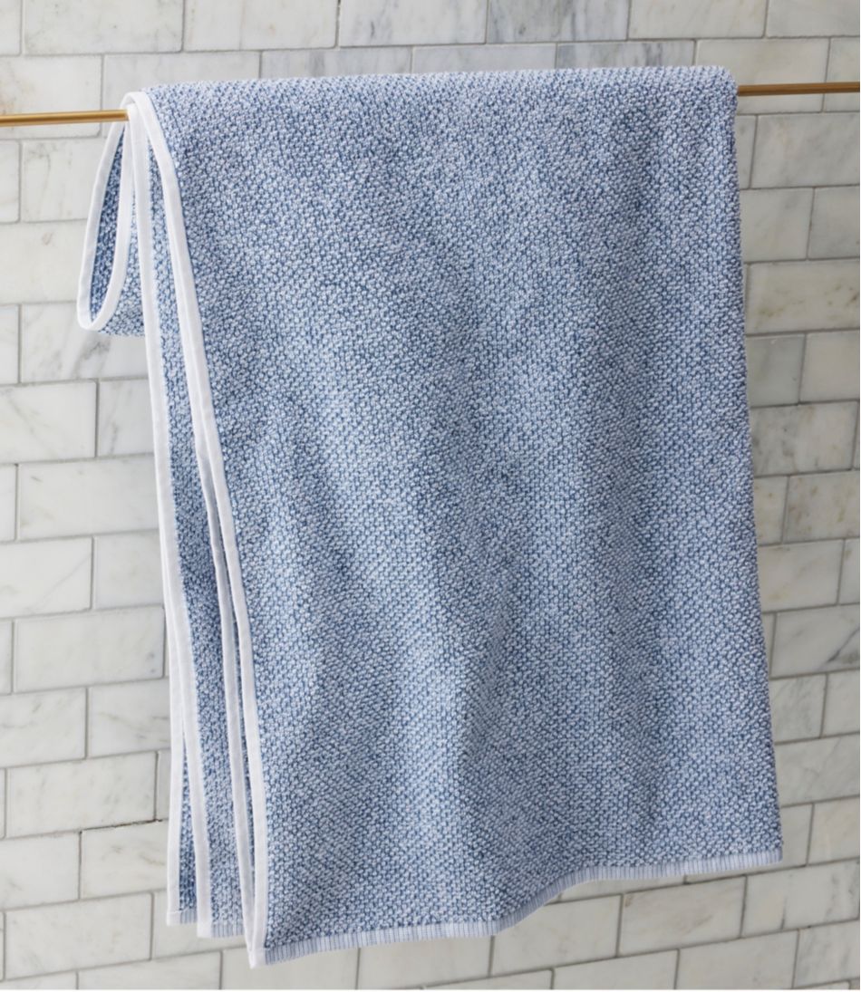 Organic Textured Cotton Towel Set, Marled - Image 2