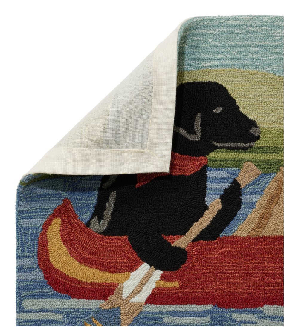 Indoor/Outdoor Vacationland Runner, Dog Canoe - Image 2