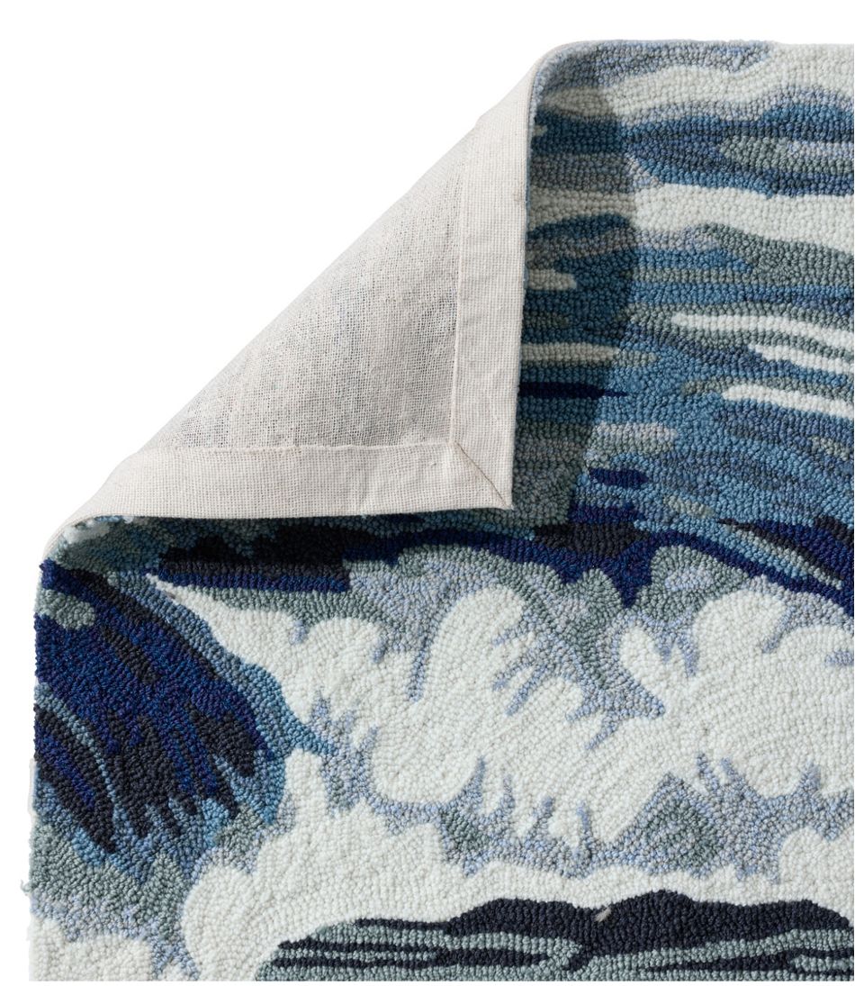 Indoor/Outdoor Vacationland Rug, Ocean Waves - Image 2