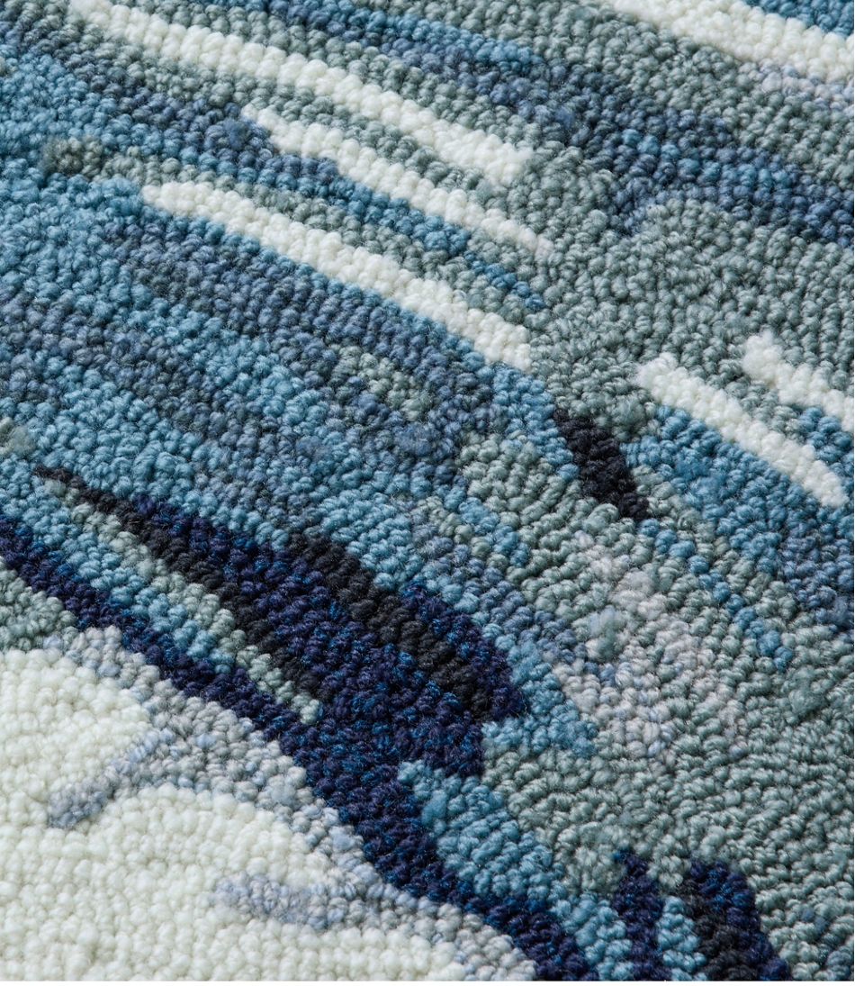 Indoor/Outdoor Vacationland Rug, Ocean Waves - Image 3