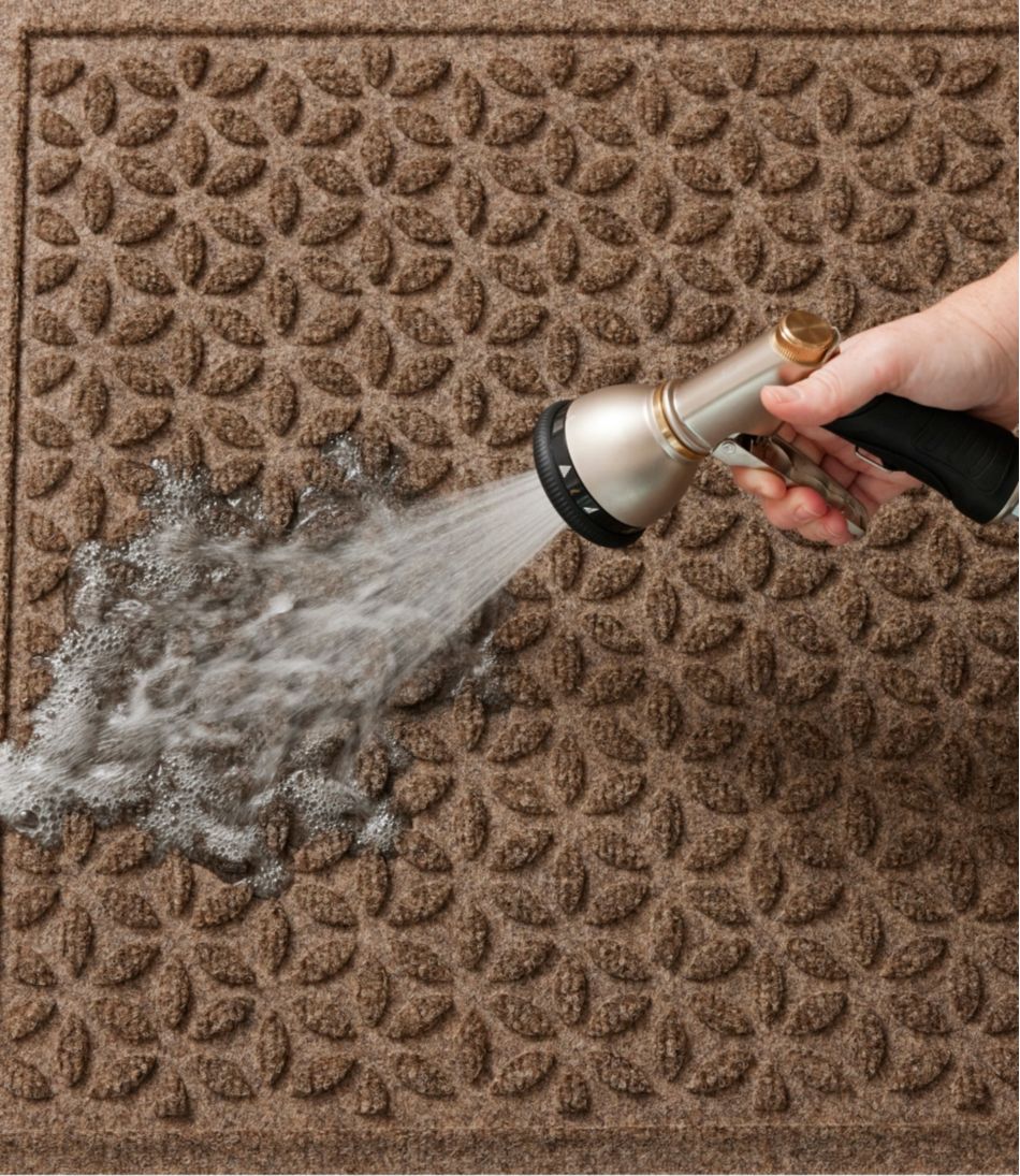 Heavyweight Waterhog Mat, Stair Treads, Set of Four, Blooming Circles - Image 3