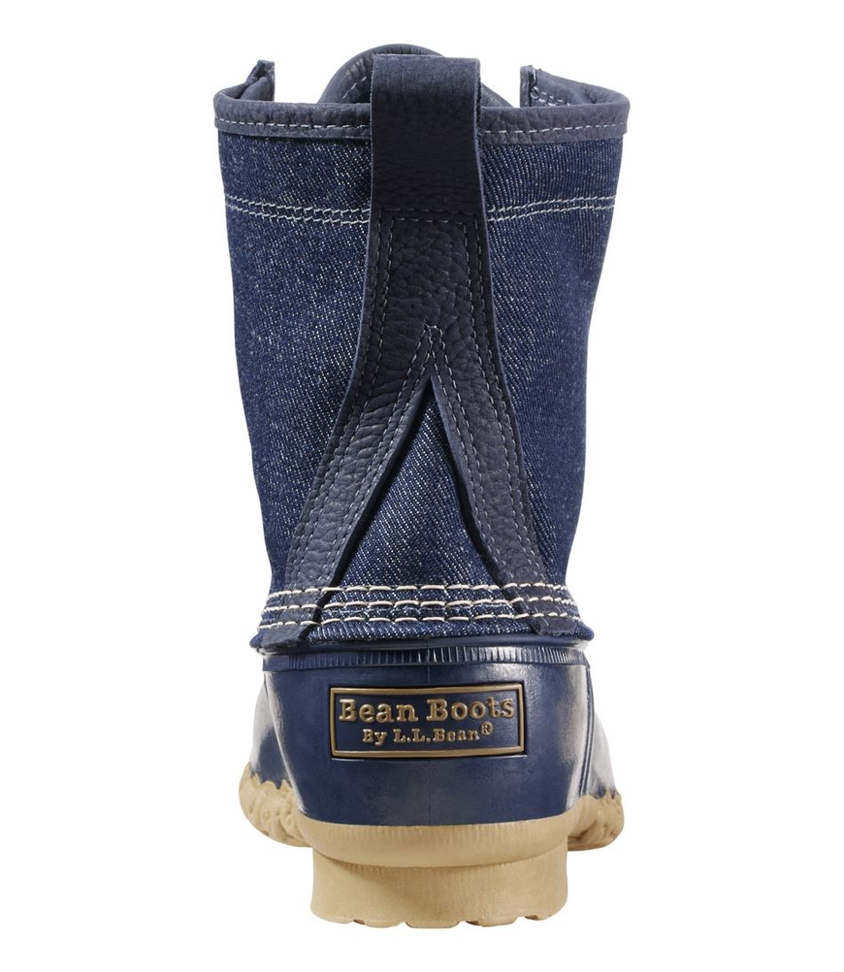 Women's Bean Boots, 8" Denim Insulated Flannel-Lined - Image 3