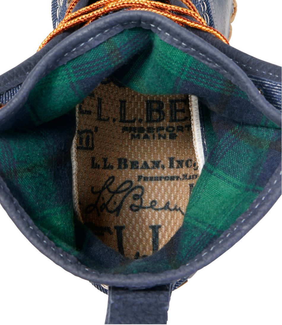 Women's Bean Boots, 8" Denim Insulated Flannel-Lined - Image 7