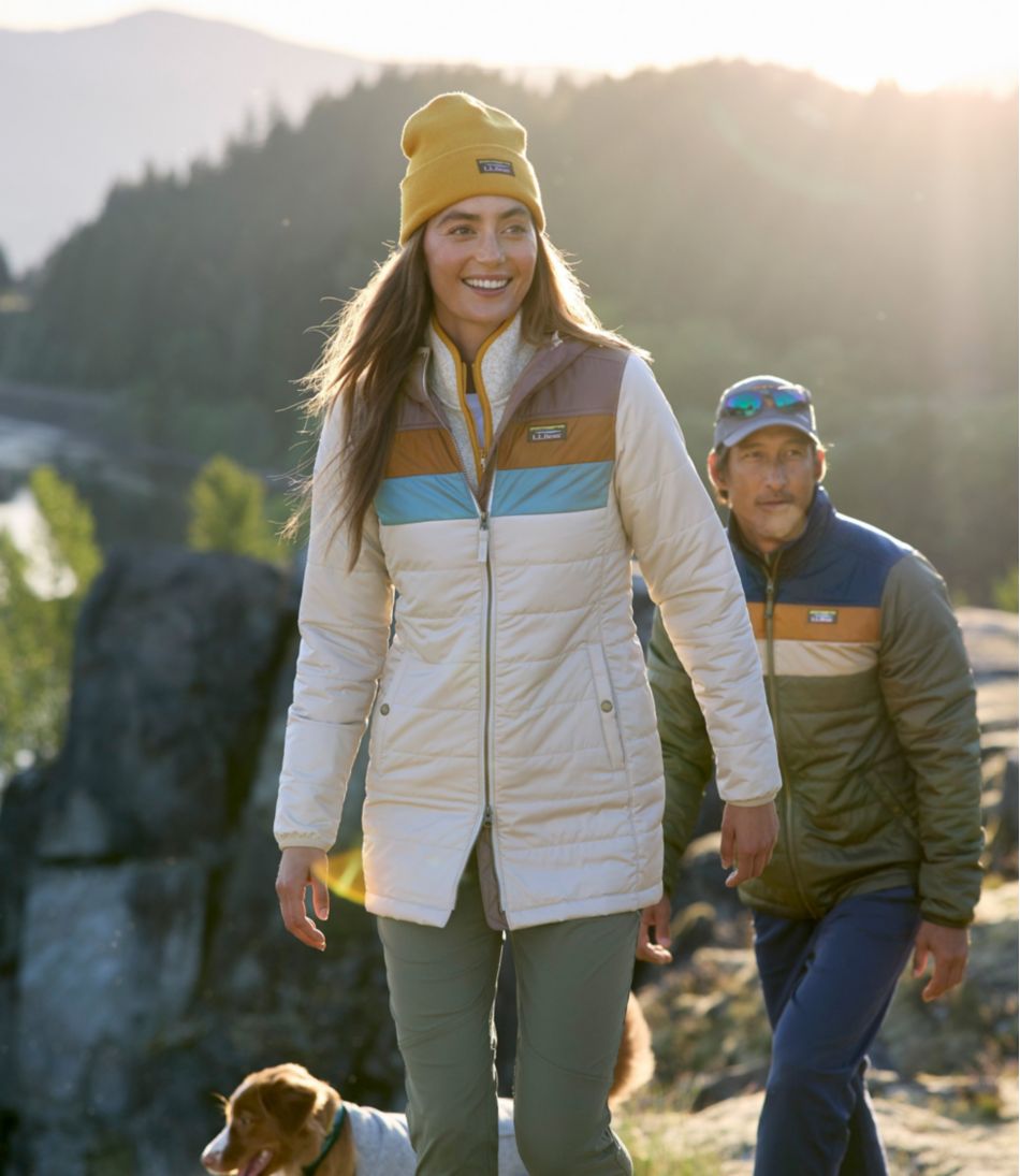Women's Mountain Classic Puffer Coat, Colorblock - Image 10