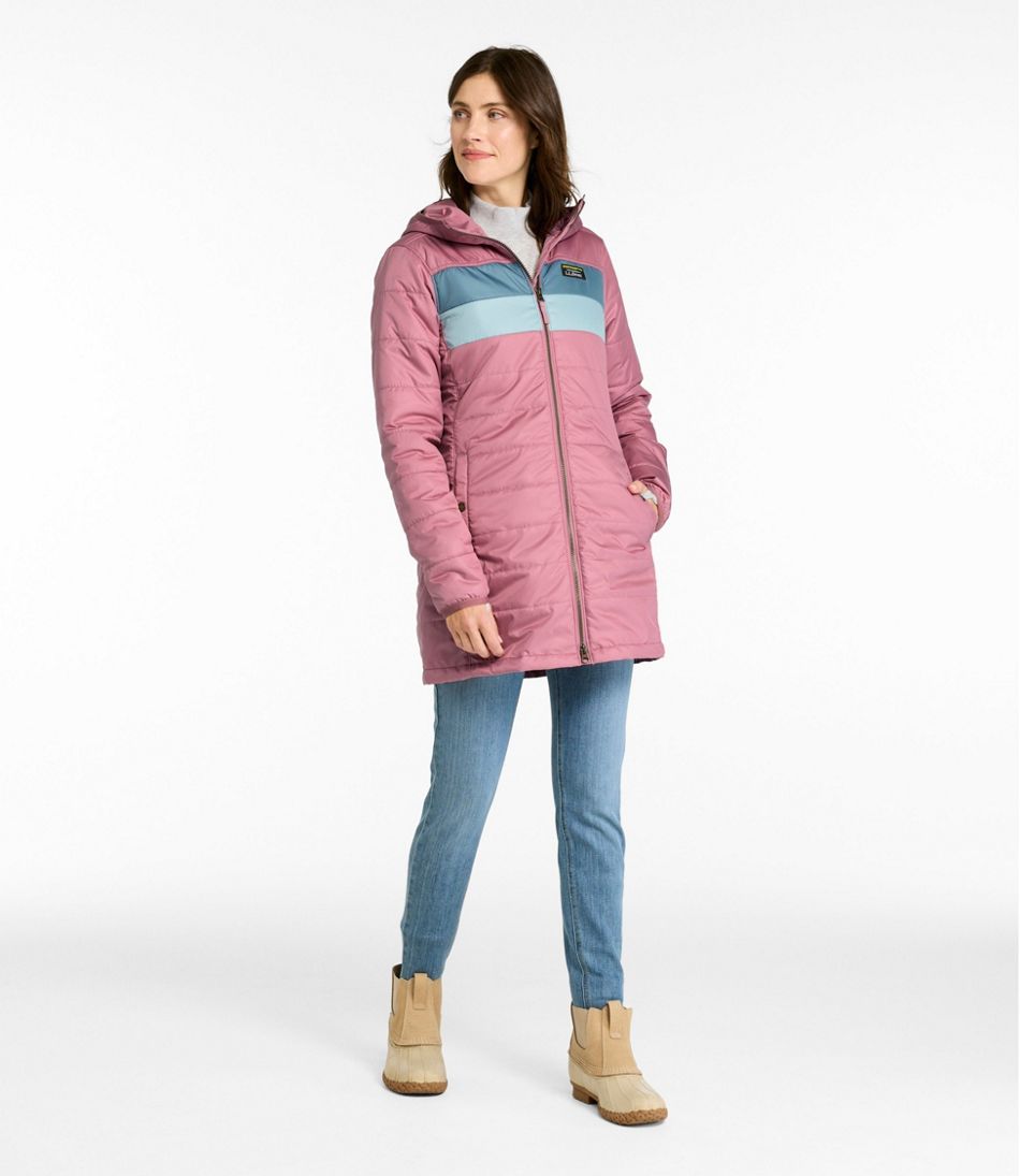 Women's Mountain Classic Puffer Coat, Colorblock - Image 4